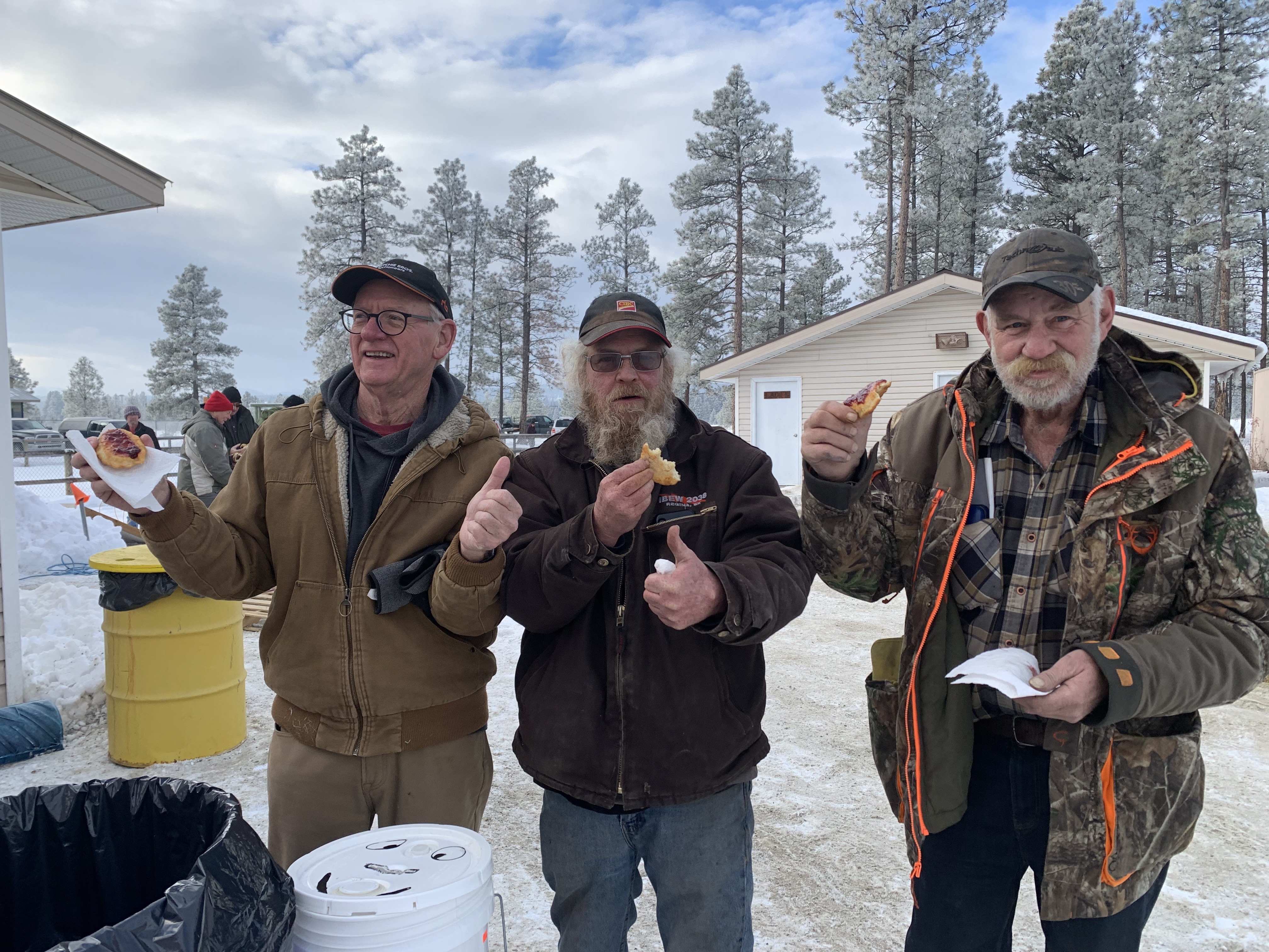 Geezers Chomping Bannock